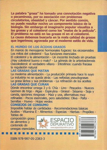 Grasas Saludables, Néstor Palmetti - Nutrición