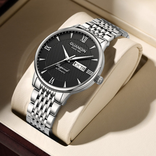 Guanqin Reloj De Pulsera Luminoso Con Calendario Para Hombre
