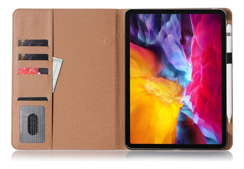 Funda De Piel Retro Tipo Libro Para iPad Pro 11 2024/iPad Pr