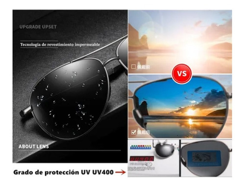 Imagen 5 de 9 de Gafas De Sol 100% Originales De Aluminio Polarizadas