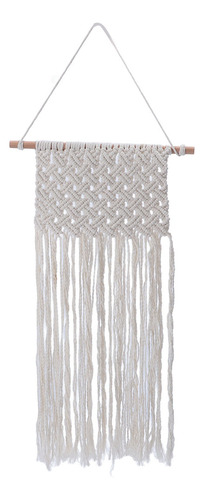 Tapiz De Borlas Tejidas Para Colgar En La Pared, Decoración