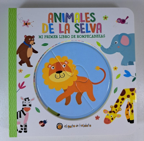 Animales De La Selva - Mi Primer Libro De Rompecabezas