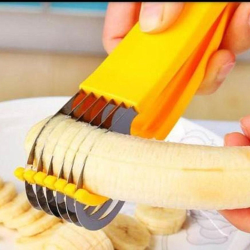 Rebanador de frutas y verduras con chips de plátano de acero inoxidable