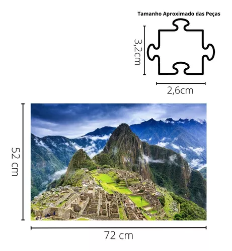 Lhama em Machu Picchu - Quebra-Cabeça - Geniol