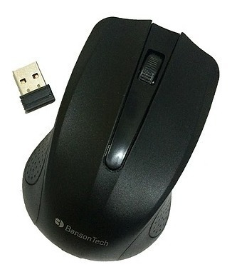Mouse Óptico Sem Fio 2.4 Ghz, Usb 1000 Dpi Banuson Tech