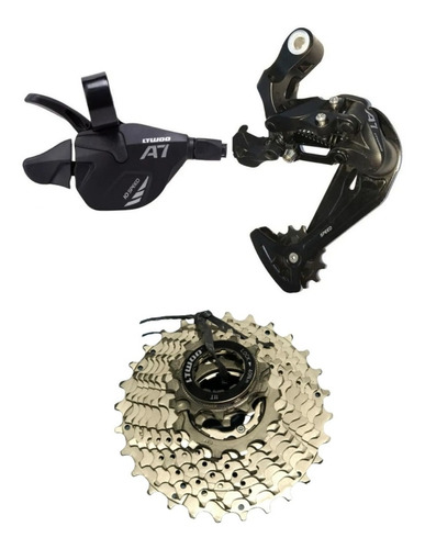 Kit Transmision Ltwoo 10v Rural Bike- Piñon Shifter Cambio