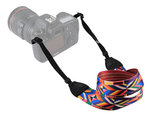 Alça Para Câmera Fotográfica Dslr Puluz Retro Multi Color