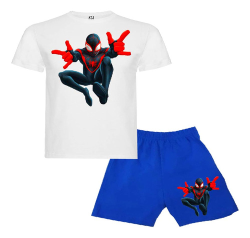 Pijama Corto Niños Algodon Sonic Circulo