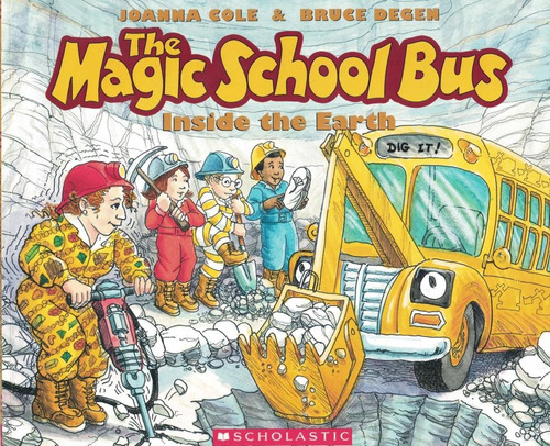 The magic school bus inside the earth, de Cole, Joanna. Editora Distribuidores Associados De Livros S.A., capa mole em inglês, 1989