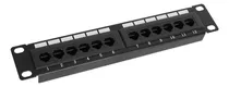 Comprar Patch Panel Rackeable Cat 6 12 Puertos