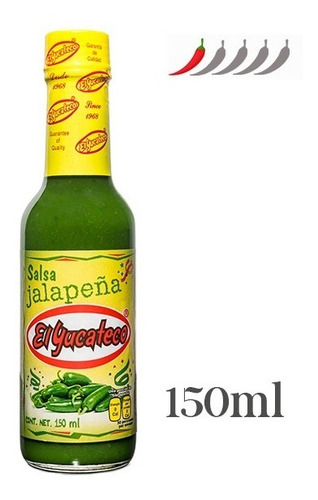 Salsa Picante Mexicana El Yucateco - Jalapeño 150ml