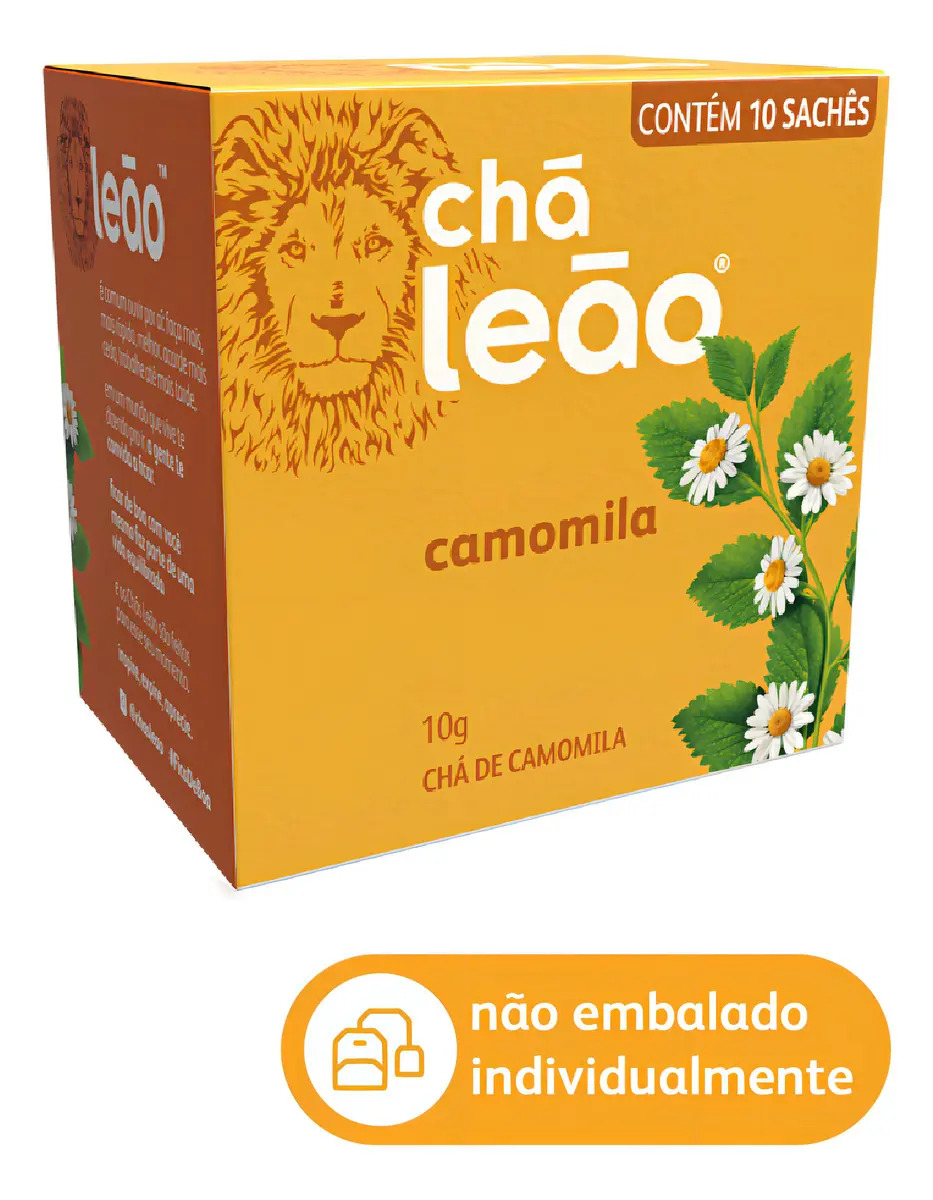 Chá Leão Ervas Básicas Camomila 10un (15g)