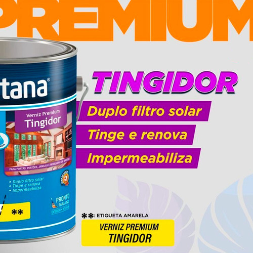 Ver-niz Base Água Tingidor Duplo Filtro Solar Montana 3,6l