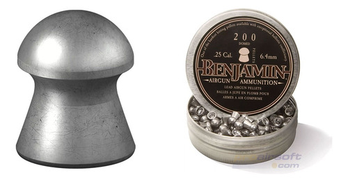 Poston Benjamin Domed 6.35 27.9gr 200u. Bd225 Caza Rifle