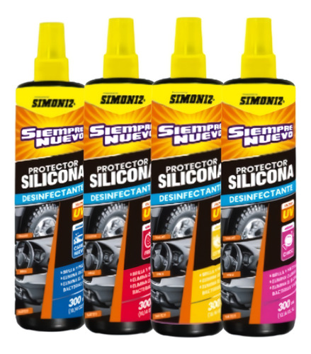 Silicona Carro Moto Simoniz Siempre Nuevo Desinfectante