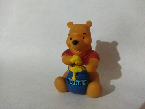 Disney Winnie Pooh Figura Tarro Azul Miel Comiendo 