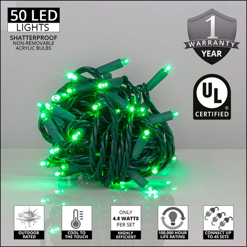 Mini Set Luces Led Navidad 0.5 Cm Interiores Exteriores