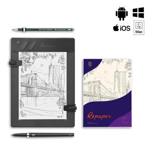 Tableta Gráfica Iskn Repaper Faber-castell Edition Con Lápiz