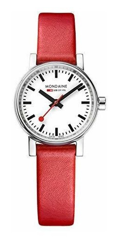 Mondaine Sbb Reloj De Cuarzo Suizo De Acero Inoxidable Para 