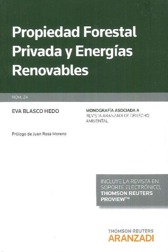 Libro Propiedad Forestal Privada Y Energías Renovables De Ev
