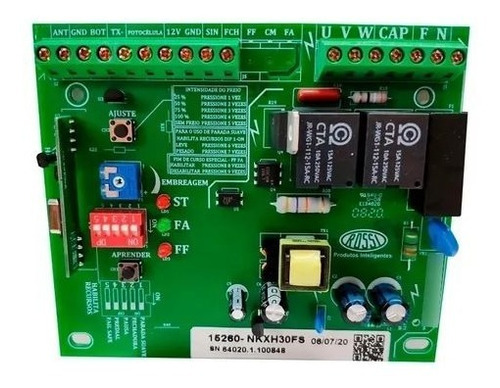 Central Placa Motor Rossi Kxh30fs Sensor Hall Deslizante 