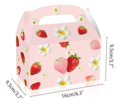 12 Cajas De Regalo Para Fiestas De Fresas, Cajas De Regalo,