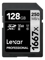 Comprar Tarjeta De Memoria Lexar Professional 1667x 128gb V60