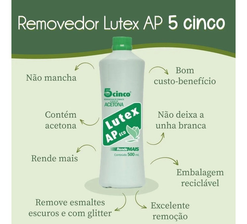 Lutex Ap Eco Cinco Frete Grátis! - Kit Com 15 - Rende Mais