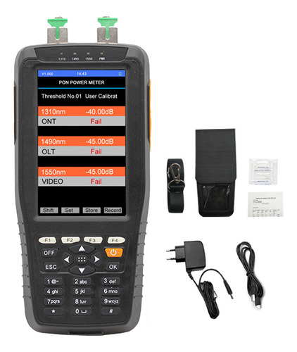 Medidor De Potencia Óptica Pon Tester 1310 Nm 1490 Nm 1550 N