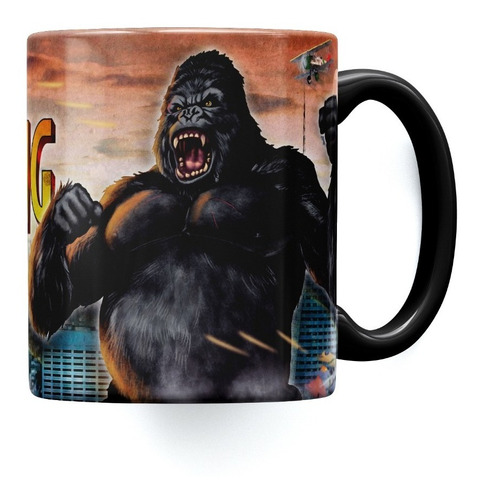 Taza Ceramica Importada King Kong Terror Universal Ur Skull