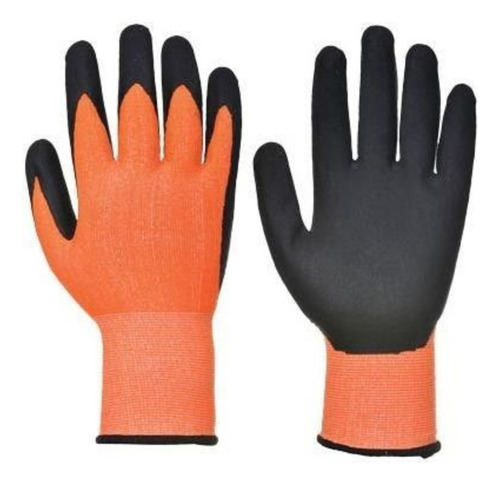 Guantes Pu Multiflex Seguridad Anticorte Baño Nitrilo T10 