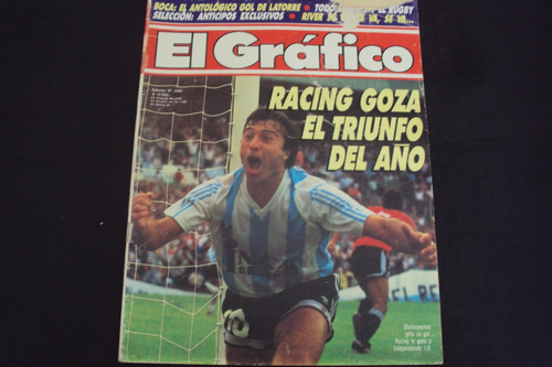 Revista El Grafico # 3680 - Tapa Racing ( Olarticoechea )