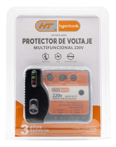 Protector De Voltaje Multifuncional Hypertronik Ht-v015-220v