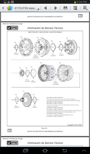 Manual Transmisión Automática De Captiva 08-12 (6t70)español (Usado)