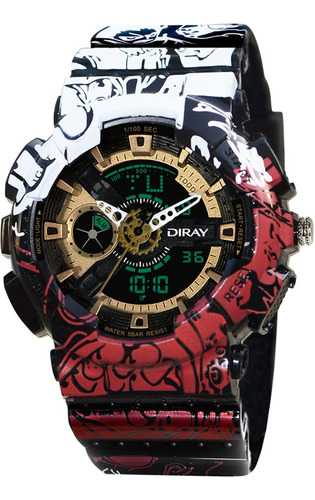 Reloj Diray Digital Hombre Moda Impermeable Dr341adhm