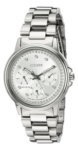 Reloj Pulsera Mujer  Citizen Fd204057a Plata