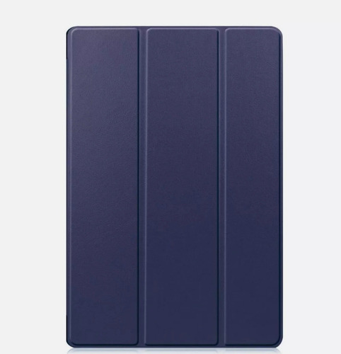 Funda Smart Cover Samsung Tab S9 Fe Plus 12.4 + Vidrio Azul Oscuro