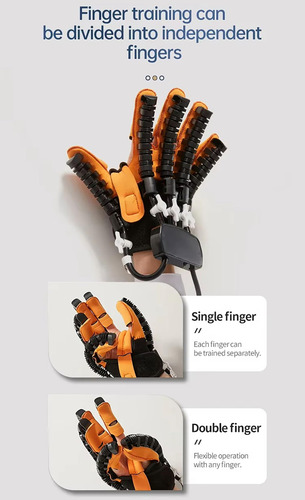 Guantes De Rehabilitación Mejorados Upgraded Modelo Stroke R Color Diseño De La Tela Talle