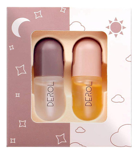 Lip Plumper Set - Suero Natural Para Rellenar Y Cuidar Los .