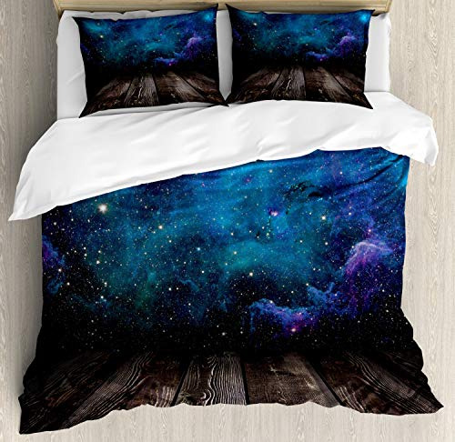 Fundas Para Edredones - Galaxy Duvet Cover Set, Outer Space 