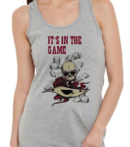 Musculosa Its In The Game Skull Juegos Apuestas