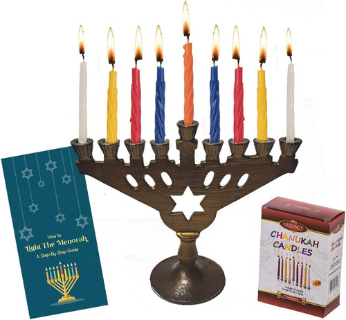 Menorah/candelabro Quality Judaica Rustic