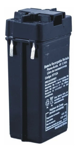 Bateria Recargable 4v 0,9 Ah Luces Emergencia Alarmas