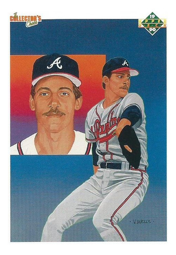 Barajita John Smoltz Upper Deck 1990 #84 Bravos Atlanta