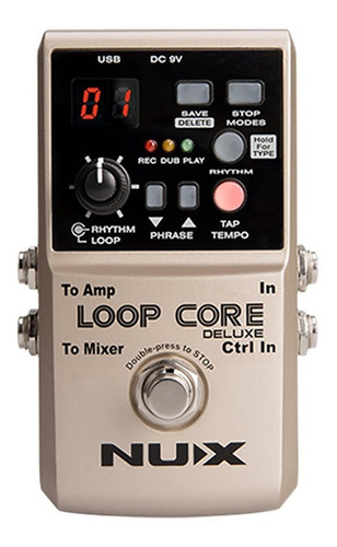 Pedal Nux Deluxe Loop Core + Footswitch - Full