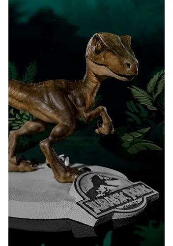 Estátua Velociraptor - Jurassic Park - Minico - Iron Studios