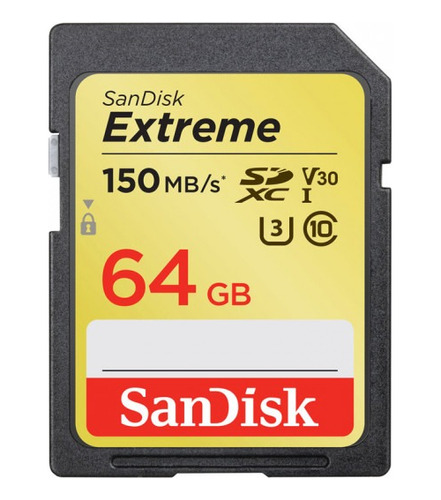 Sandisk 64gb Extreme Uhs-i Sdxc Memory Card
