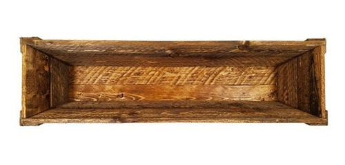 Imagen 5 de 7 de Maceta De Madera Tipo Jardinera De 70 Cm De Largo Color Roble