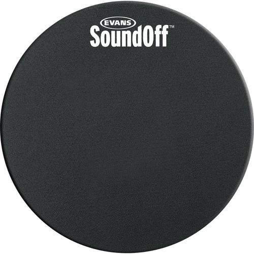 Sordina Evans Sound Off Para Tom Redoblante 13 Bateria Color Negro