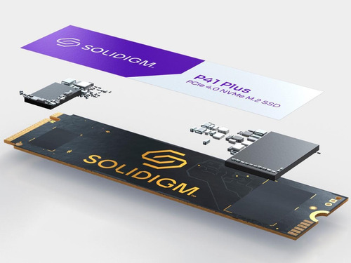 Ssd Solidigm P41 Plus 512gb M.2 2280 Pcie 4.0 Nvme Gen4